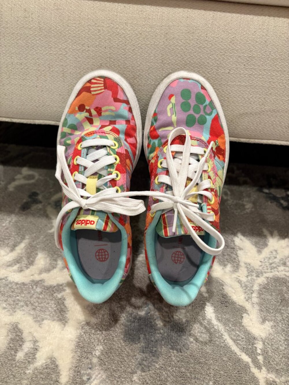 Adidas Canvas Sneakers in Multicolor